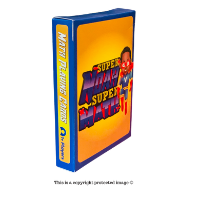 Super Noah Super Math box of playing cards. Math Game for kids