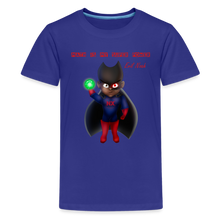 Load image into Gallery viewer, Evil Noah- Math is my super power Kids&#39; T-Shirt - royal blue
